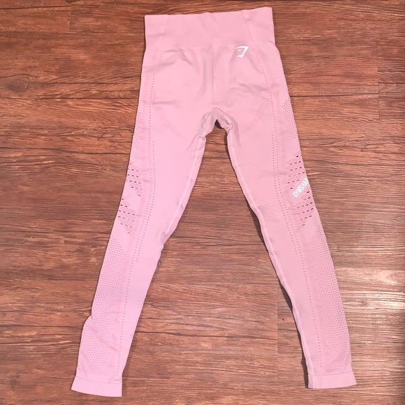 SOLD//Gymshark Flawless Knit Tights Washed - Picture 5 of 5